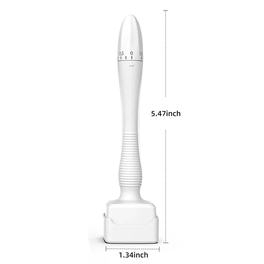 Utopic Health™ 140-Pin Adjustable Microneedle Derma Stamp (0.25mm) – At-Home Skin Renewal Tool