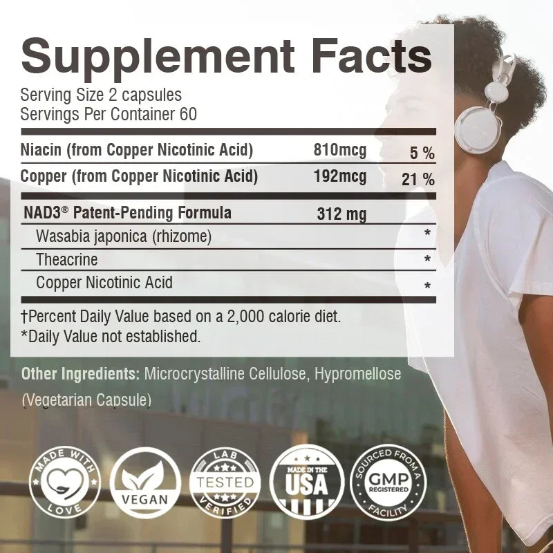 NAD+ Cellular Support Capsules