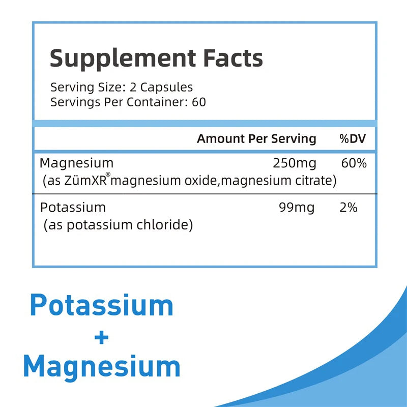 Potassium + Magnesium Complex Capsules