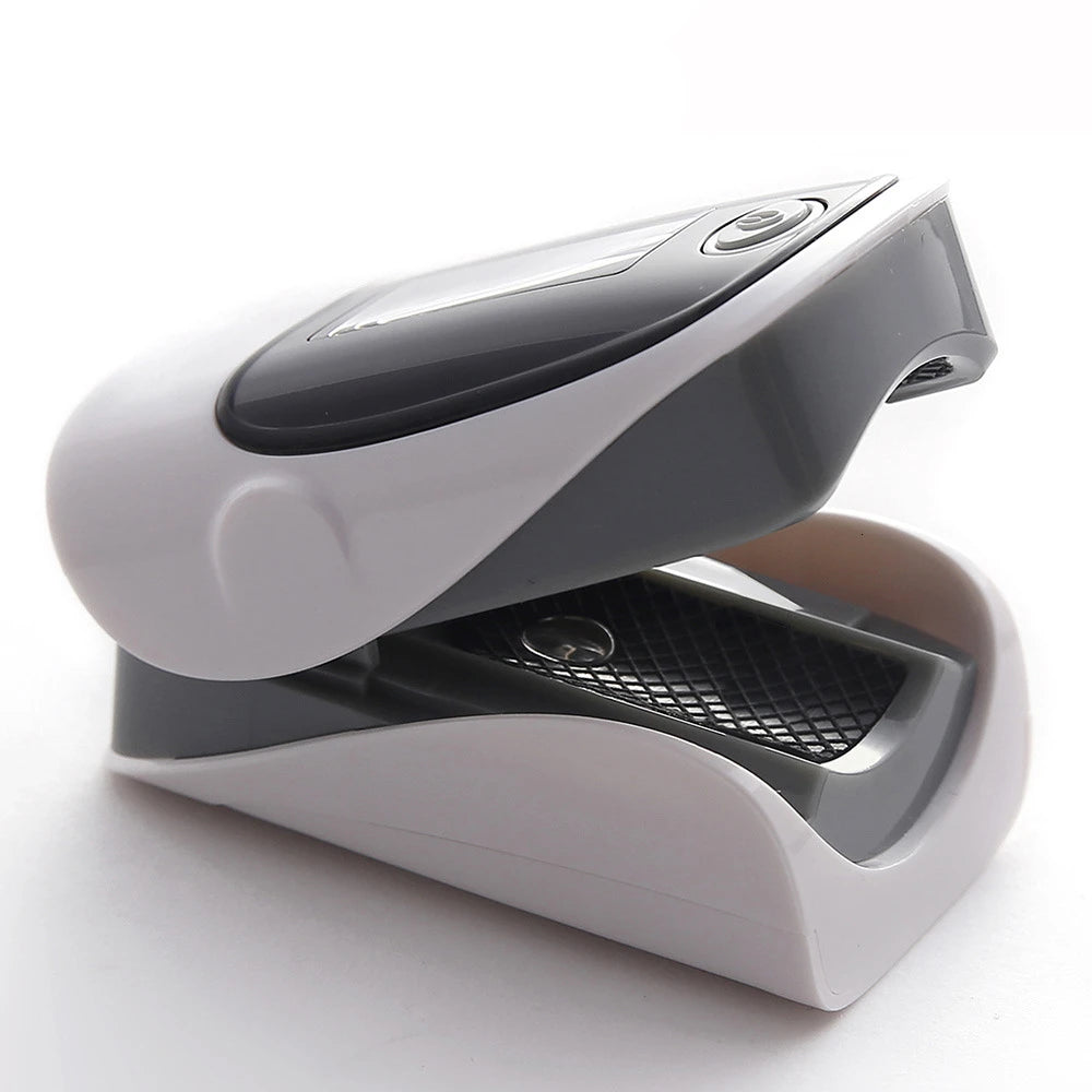 gray finger pulse oximeter 