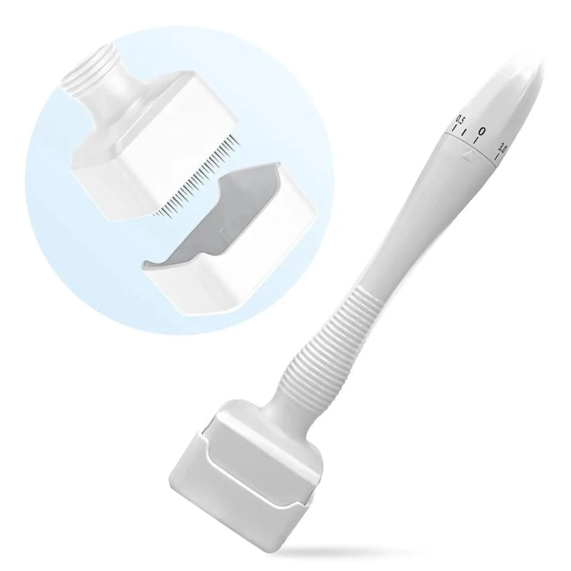 Adjustable derma stamp on white background